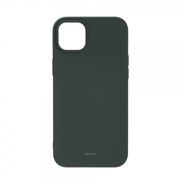 Onsala iPhone 14 Plus Deksel Silikon Olive Green