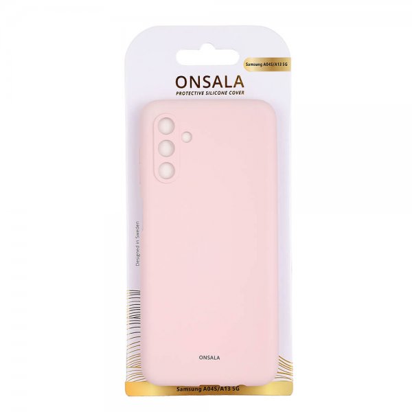 Onsala Samsung Galaxy A13 5G/Galaxy A04s Deksel Silikon Chalk Pink