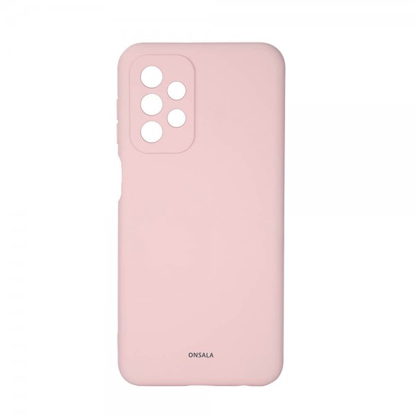 Onsala Samsung Galaxy A23 5G Deksel Silikon Chalk Pink