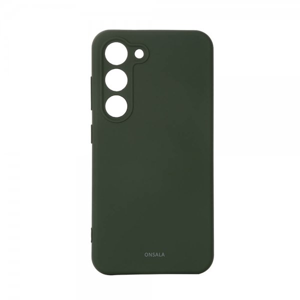 Onsala Samsung Galaxy S23 Deksel Silikon Dark Green