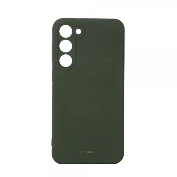 Onsala Samsung Galaxy S23 Plus Deksel Silikon Dark Green