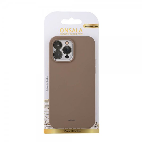 Onsala iPhone 14 Pro Max Deksel Silikon Summer Sand