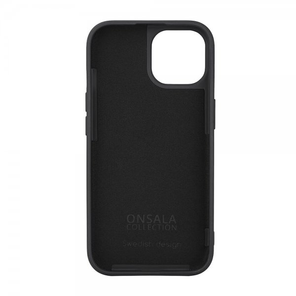 Onsala iPhone 15 Deksel Silicone Touch MagSeries Svart