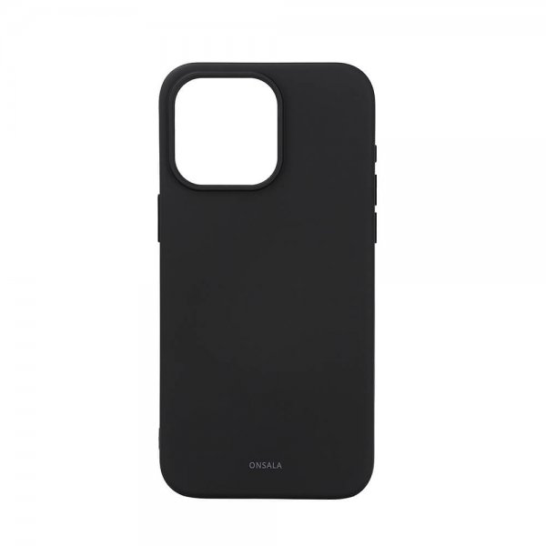 Onsala iPhone 15 Pro Max Deksel Silicone Touch MagSeries Svart