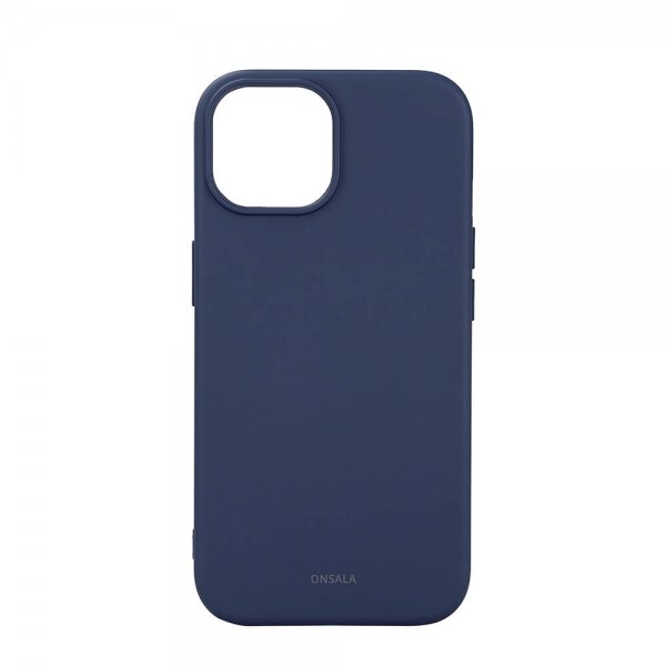 Onsala iPhone 15 Deksel Silicone Touch MagSeries Mørkeblå