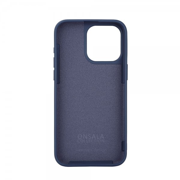 Onsala iPhone 15 Pro Max Deksel Silicone Touch MagSeries Mørkeblå