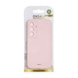Onsala Samsung Galaxy S23 FE Deksel Silikon Chalk Pink
