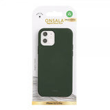 Onsala iPhone 12/iPhone 12 Pro Deksel Silicone Touch Olive Green