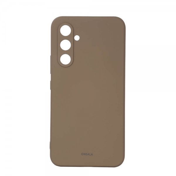 Onsala Samsung Galaxy A55 Deksel Silicone Touch Brun