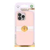 Onsala iPhone 16 Pro Max Deksel Silicone Touch Chalk Pink