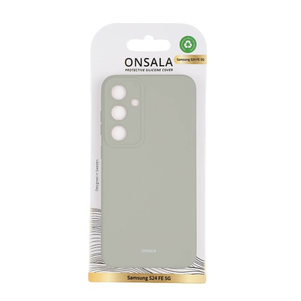 Onsala Samsung Galaxy S24 FE Deksel Silicone Touch Concrete