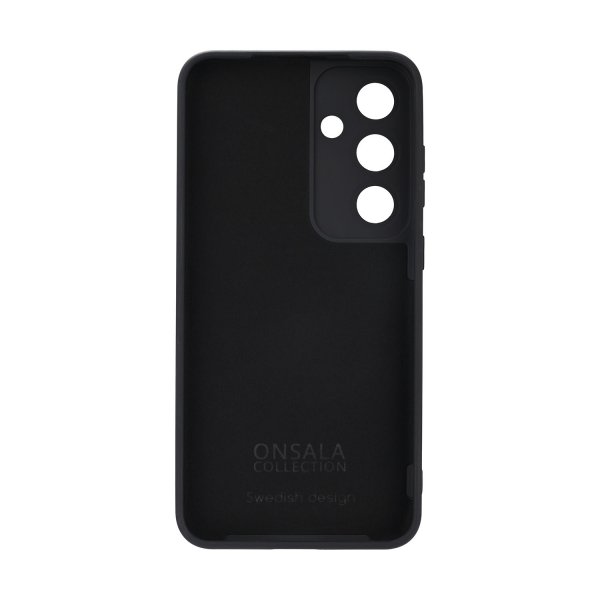 Onsala Samsung Galaxy S25 Plus Deksel Silicone Touch Svart