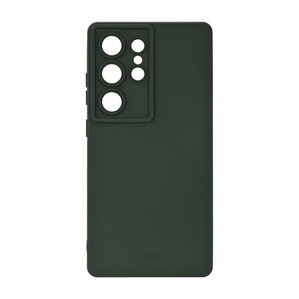 Onsala Samsung Galaxy S25 Ultra Deksel Silicone Touch Olivengrønn
