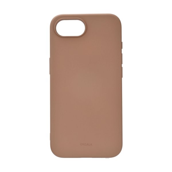 Onsala iPhone 16e/17e Deksel Silicone Touch Chocolate