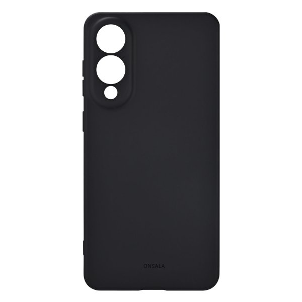 Onsala Samsung Galaxy S25 Edge Deksel Silicone Touch Svart