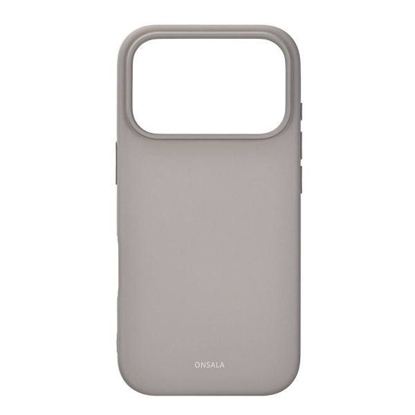 Onsala iPhone 17 Pro Deksel Silicone Touch Concrete