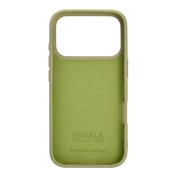 Onsala iPhone 17 Pro Deksel Silicone Touch Lime