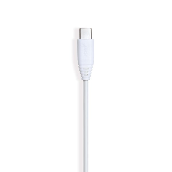 Gear Ladekabel USB-A til USB-C 0.3m Hvit