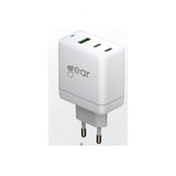 Gear Lader GAN 2xUSB-C + 1xUSB-A PD/PPS 65W Vit