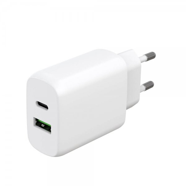 Gear Lader PD/PPS Travel Charger 30W + QC 18W Hvit