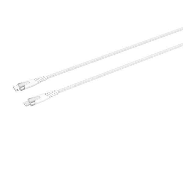 Gear Kabel Kevlar USB-C /Lightning 1.5m Hvit