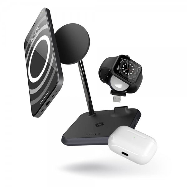 Zens 4-in-1 Magnetic + Watch Trådløs Charger