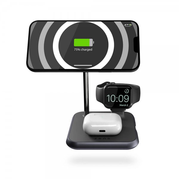 Zens 4-in-1 Magnetic + Watch Trådløs Charger