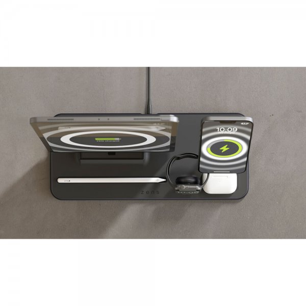Zens 4-in-1 iPad + MagSafe Trådløs charger