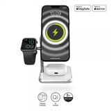 Zens 4-in-1 MagSafe + Watch Trådløs Charging Station Hvit