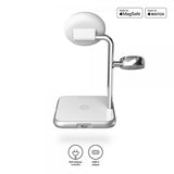 Zens 4-in-1 MagSafe + Watch Trådløs Charging Station Hvit