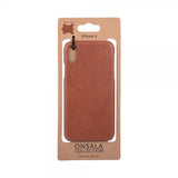 Onsala iPhone X/Xs Deksel Ekte Skinn Brun