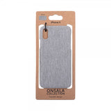 Onsala iPhone X/Xs Deksel Tekstil Grå