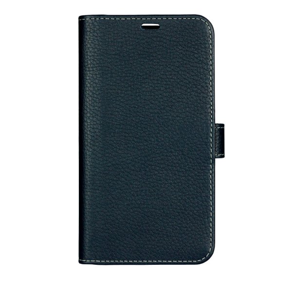 Onsala iPhone X/Xs Etui Ekte Skinn Blå