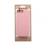 Onsala iPhone 6/6S Plus/iPhone 7 Plus/iPhone 8 Plus Deksel Ekte Skinn Rosa