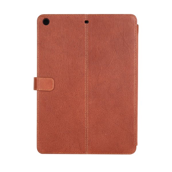 Onsala iPad 9.7 (gen 5/6) Etui Ekte Skinn Brun