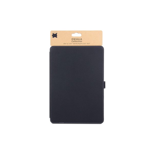 Onsala iPad Air 2019 (gen 3) Etui Ekte Skinn Svart
