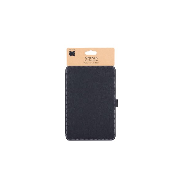 Onsala iPad Mini 2019 (gen 5) Etui Ekte Skinn Svart