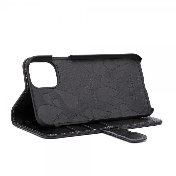 Onsala iPhone 11 Etui Ekte Skinn Svart