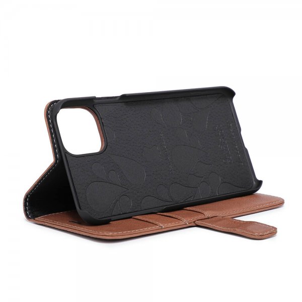 Onsala iPhone 11 Pro Max Etui Ekte Skinn Brun