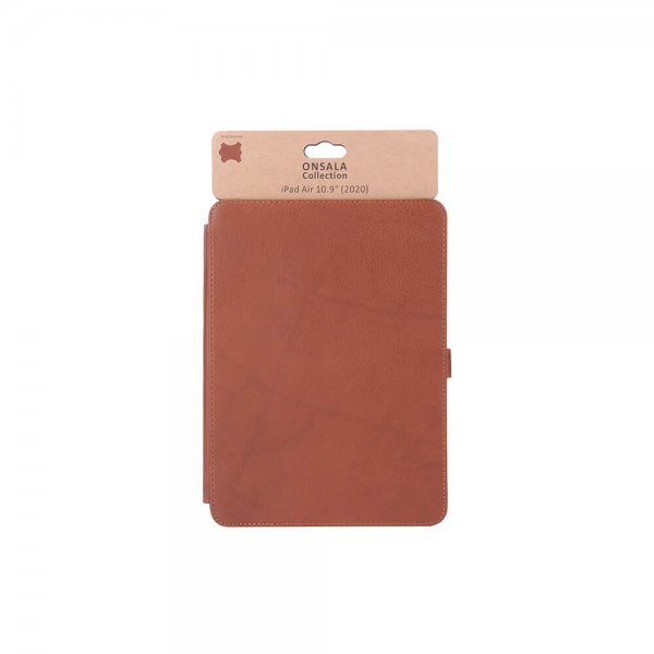 Onsala iPad Air 10.9 (gen 4/5) Etui Ekte Skinn Brun
