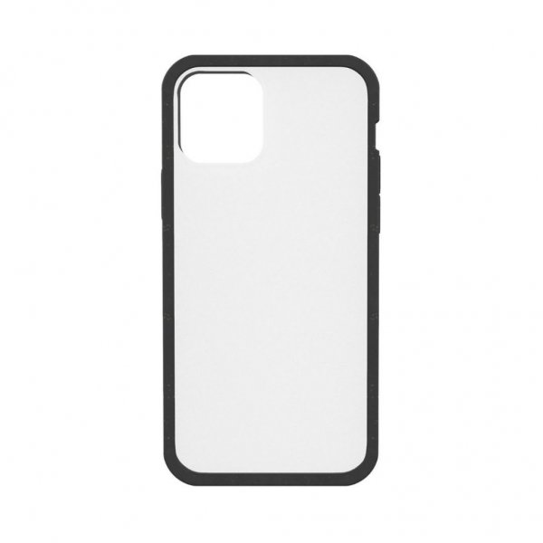 Pela iPhone 12/iPhone 12 Pro Deksel Eco Friendly Clear Svart