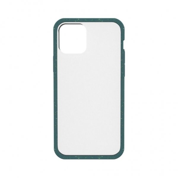 Pela iPhone 12/iPhone 12 Pro Deksel Eco Friendly Clear Grønn