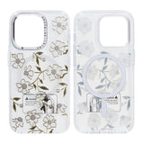 iPhone 15 Pro Deksel Mønster MagSafe Blomster