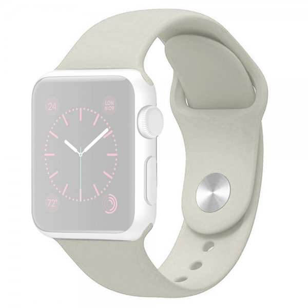Apple Watch 44/45/46mm/Apple Watch Ultra Armbånd Silikon Beige