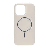 iPhone 15 Pro Max Deksel TPU MagSafe Glatt Hvit
