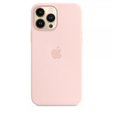 Apple Original iPhone 13 Pro Max Deksel Silicone Case MagSafe Chalk Pink