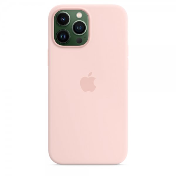 Apple Original iPhone 13 Pro Max Deksel Silicone Case MagSafe Chalk Pink