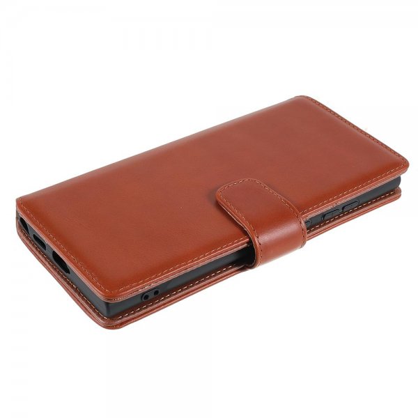 Nordic Covers Samsung Galaxy S22 Ultra Etui Essential Leather Maple Brown