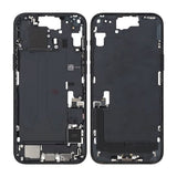 Midtramme med smådeler for iPhone 15 Plus - Svart OEM
