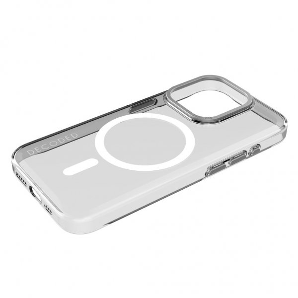Decoded iPhone 15 Pro Deksel Recycled Plastic Clear Case Transparent